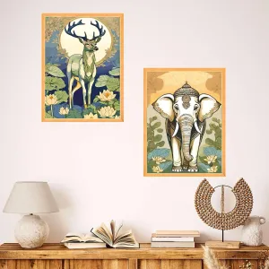 Wall Paintings Set of Two for Wall Dacoration Large Framed Wall Paintings