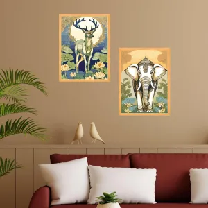 Wall Paintings Set of Two for Wall Dacor...