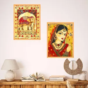 Wall Paintings Set of Two for Wall Dacoration Large Framed Wall Paintings