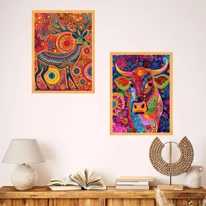 Wall Paintings Set of Two for Wall Dacoration Large Framed Wall Paintings