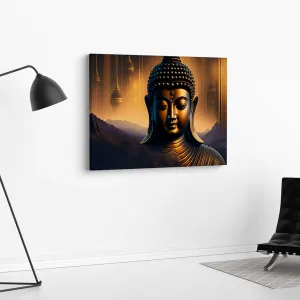 Buddha Paintings For Wall Decoration With Frame Canvas Painting For Living Room