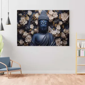 Buddha Paintings For Wall Decoration With Frame Canvas Painting For Living Room