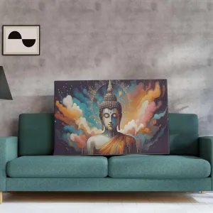 Buddha Paintings For Wall Decoration With Frame Canvas Painting For Living Room