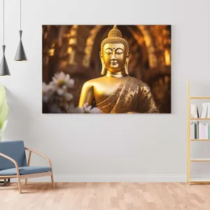 Buddha Paintings For Wall Decoration With Frame Canvas Painting For Living Room
