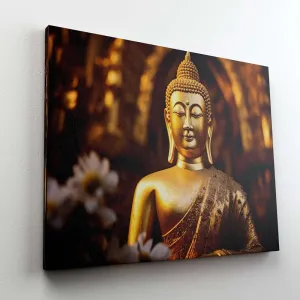 Buddha Paintings For Wall Decoration With Frame Canvas Painting For Living Room