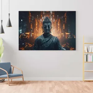 Buddha Paintings For Wall Decoration With Frame Canvas Painting For Living Room