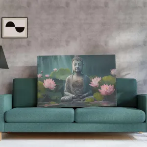 Buddha Paintings For Wall Decoration With Frame Canvas Painting For Living Room