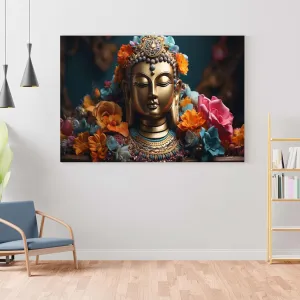 Buddha Paintings For Wall Decoration With Frame Canvas Painting For Living Room