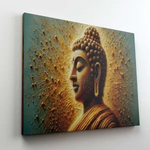 Buddha Paintings For Wall Decoration With Frame Canvas Painting For Living Room
