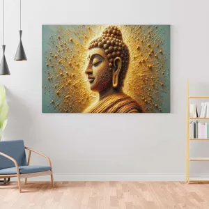 Buddha Paintings For Wall Decoration With Frame Canvas Painting For Living Room