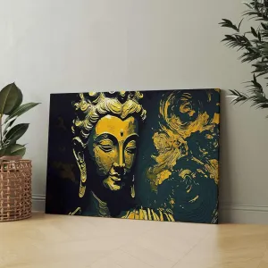 Buddha Paintings For Wall Decoration With Frame Canvas Painting For Living Room