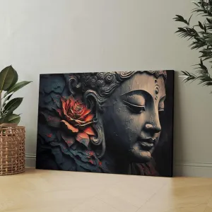 Buddha Paintings For Wall Decoration With Frame Canvas Painting For Living Room