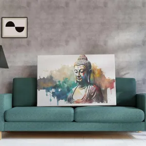 Buddha Paintings For Wall Decoration With Frame Canvas Painting For Living Room