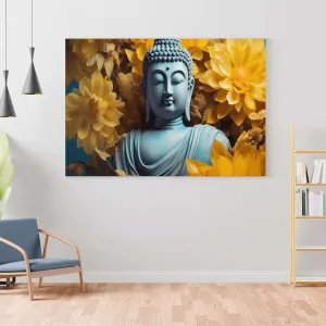 Buddha Paintings For Wall Decoration With Frame Canvas Painting For Living Room