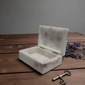 Floral Marble Box 3 Decorative Storage for Home