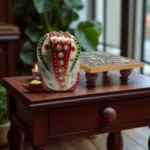 Lord Ganesha Idol Decorative Home and Pooja Showpiece