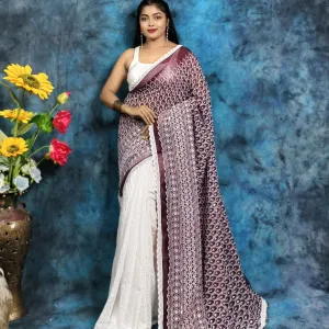 Beautiful Hakuba Saree Premium Quality T...