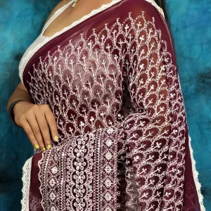 Beautiful Hakuba Saree Premium Quality Traditional Style