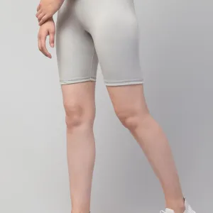 Women’s Fancy Solid Shorts – Yoga, Gym, Cycling & Activewear