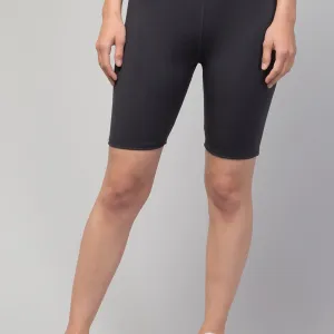 Women’s Fancy Solid Shorts – Yoga, Gym, Cycling & Activewear