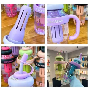 Large Capacity Sipper Water Bottle 1300ml