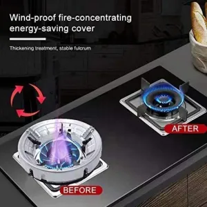 Gas Stove Burner Stand Energy Saving Protector