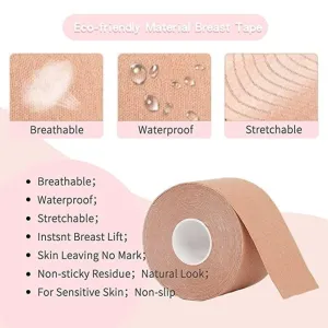 Invisible Breast Lift Tape and Nipple Cover for Women