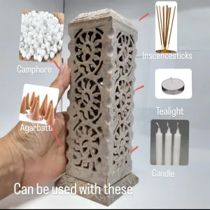 Tealight Marble Holder Decorative Candle Accessory for Home