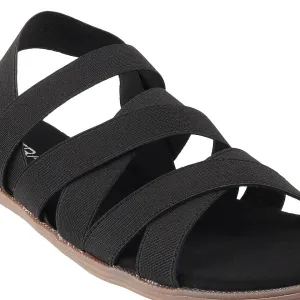 Cross-Strap Flat Sandals