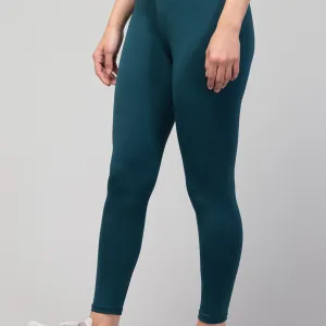 Women Plain Fitness Tights for Gym and Yoga Sessions