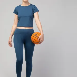 Women Plain Activewear Tights for Yoga and Gym
