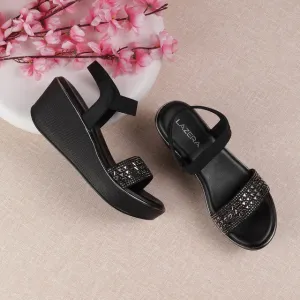 Showstopper Medium Heel Platform Party S...