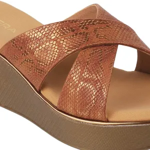 Womens LuxeWeave Cross Strap Wedges