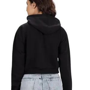 Women's Crop Hoodie Long Sleeve Drawstring Cotton Regular Hooded I Hoodie for Girls and Womens Sweatshirt