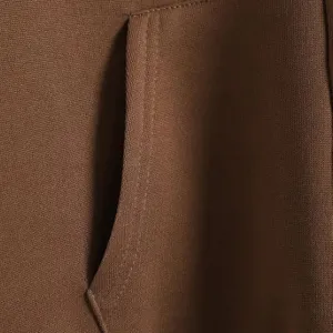 Women’s Polycotton Fleece Plain Full-Zip Hooded Winter Sweatshirt | Kangaroo Pocket | Casual Warm Outerwear