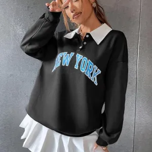 Collar Button Hoodie/Sweatshirt | Polycotton Hoodies for Gym, Travel & Everyday Wear | Warm & Comfortable Casual Wear