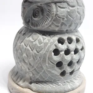 Owl Face Marble Tealight Holder and Aroma Diffuser