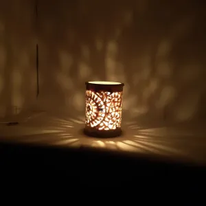 Round Marble Pen Holder with Tealight Le...