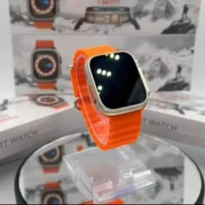 T800 Ultra Smart Watch with Beautiful Strap, Bluetooth Calling Smart Watch, 1.99" Touch Display with Fitness & Outdoor, Health & Medical Tracker, 8 Unique UI Interactions (Orange)