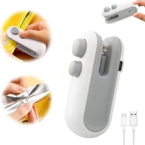 USB Rechargeable Handheld Mini Bag Seale...