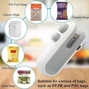 USB Rechargeable Handheld Mini Bag Sealer