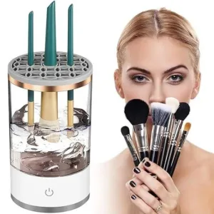 Automatic makeup brush cleaner machine f...