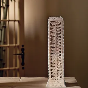 11 Inch Soapstone Marble Candle Stand wi...