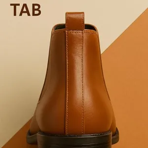 Latest Trendy Men’s Tan Chelsea Boots | Premium Faux Leather Ankle Boots | Comfortable Slip-On Footwear for Men's & Boys