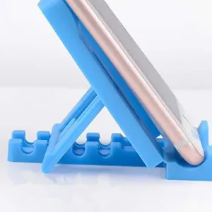Adjustable 4 Step Foldable Mobile Phone Stand Holder