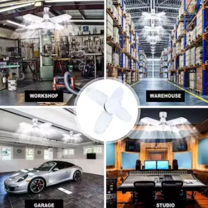 25W 4 Fan LED Decorative Bulb Light Pack of 3