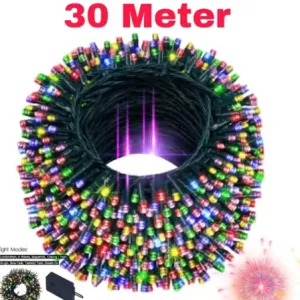 30 Meter Multicolor Rice Light With 7 Color Changing Modes