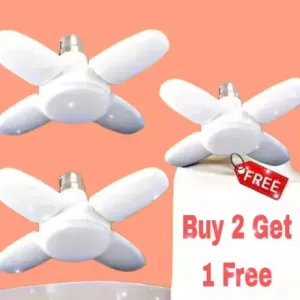 25 Watt 4 Fan LED Bulb Light Home Decora...