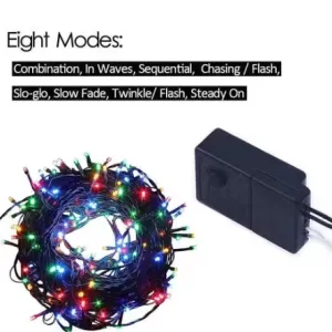 50 Meter Multicolor Rice Light With 7 Color Changing Modes