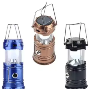 Rechargeable Solar LED Lantern Torch for Camping and Emergency